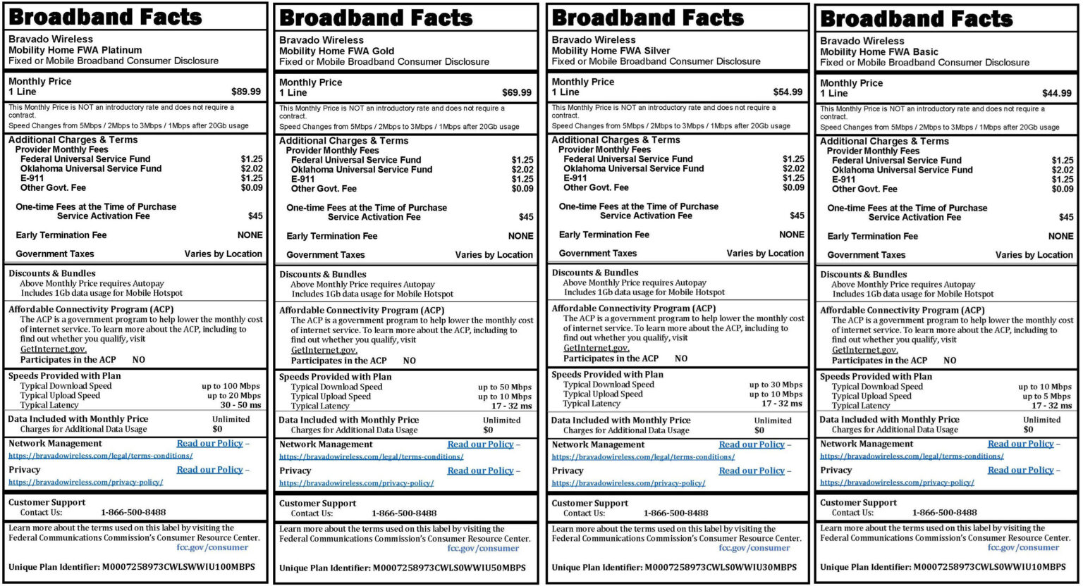 Broadband Labels Bravado Wireless A Cross Company